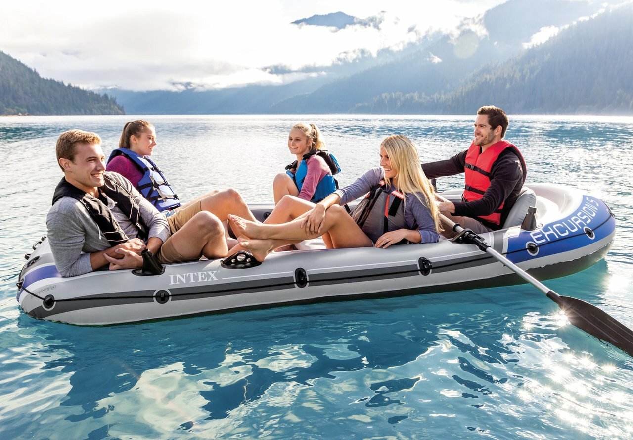 Intex Excursion 5 Inflatable Boat Set - 5 Person review