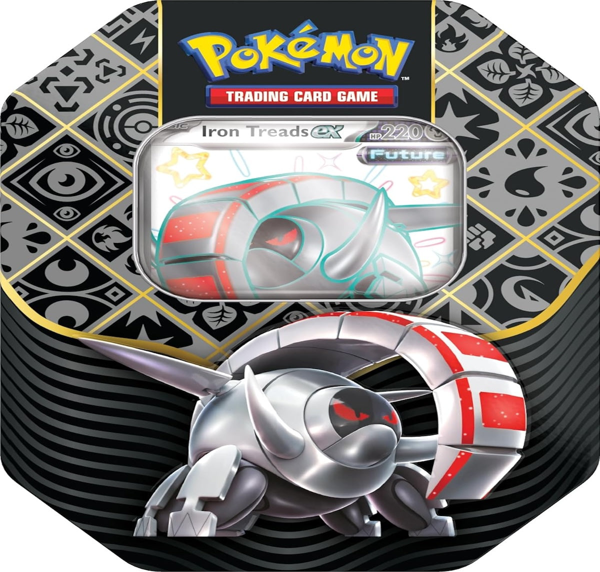 Pokémon TCG: Scarlet & Violet Paldean Fates Tin – Iron Treads ex